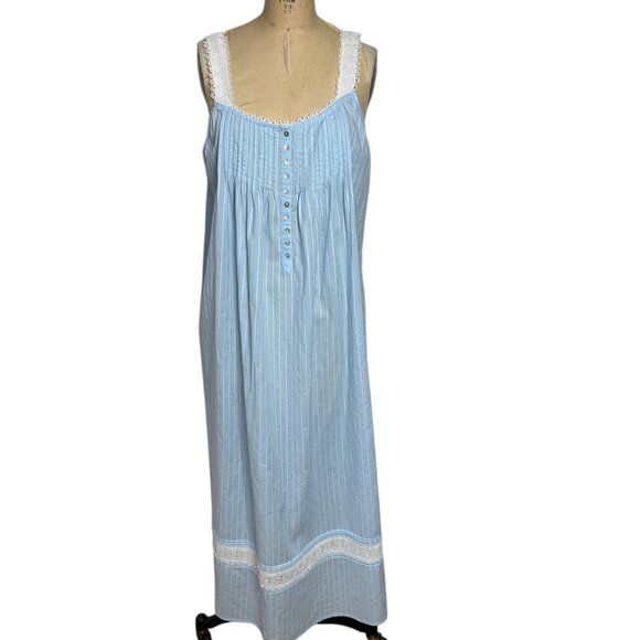 Eileen West cotton nightgown ballet style - Picture 1 of 8